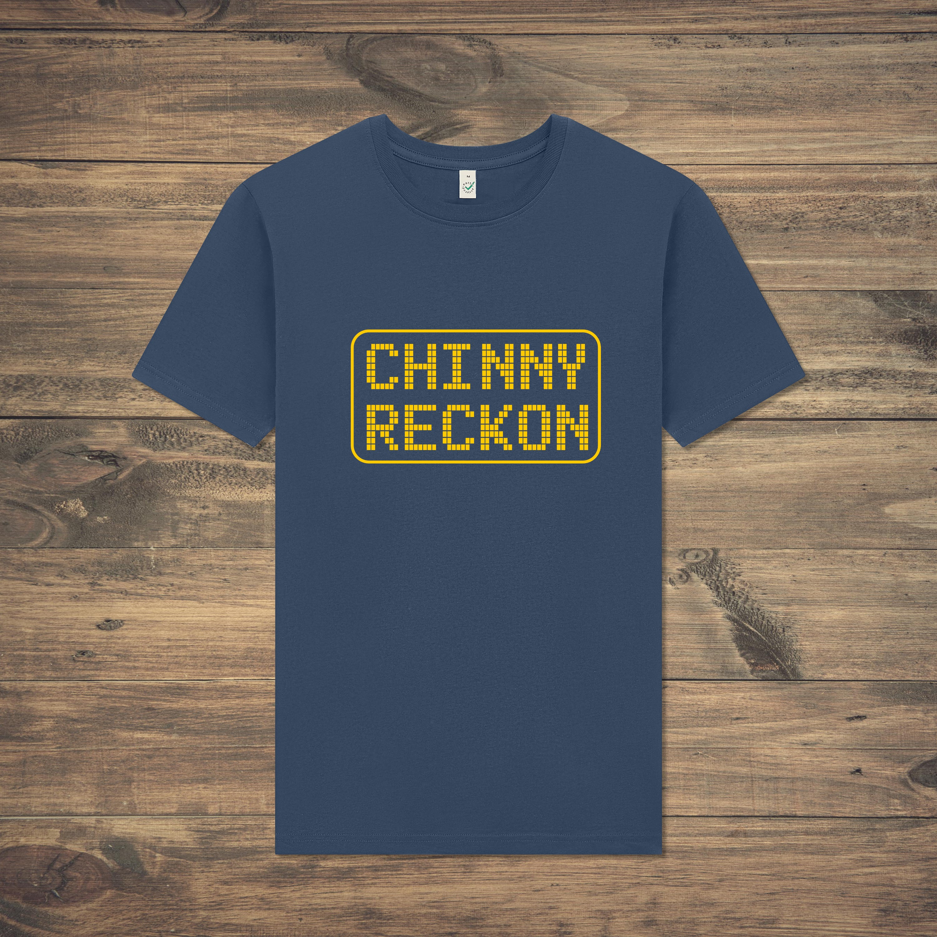 Chinny Reckon Yellow Print T-Shirt