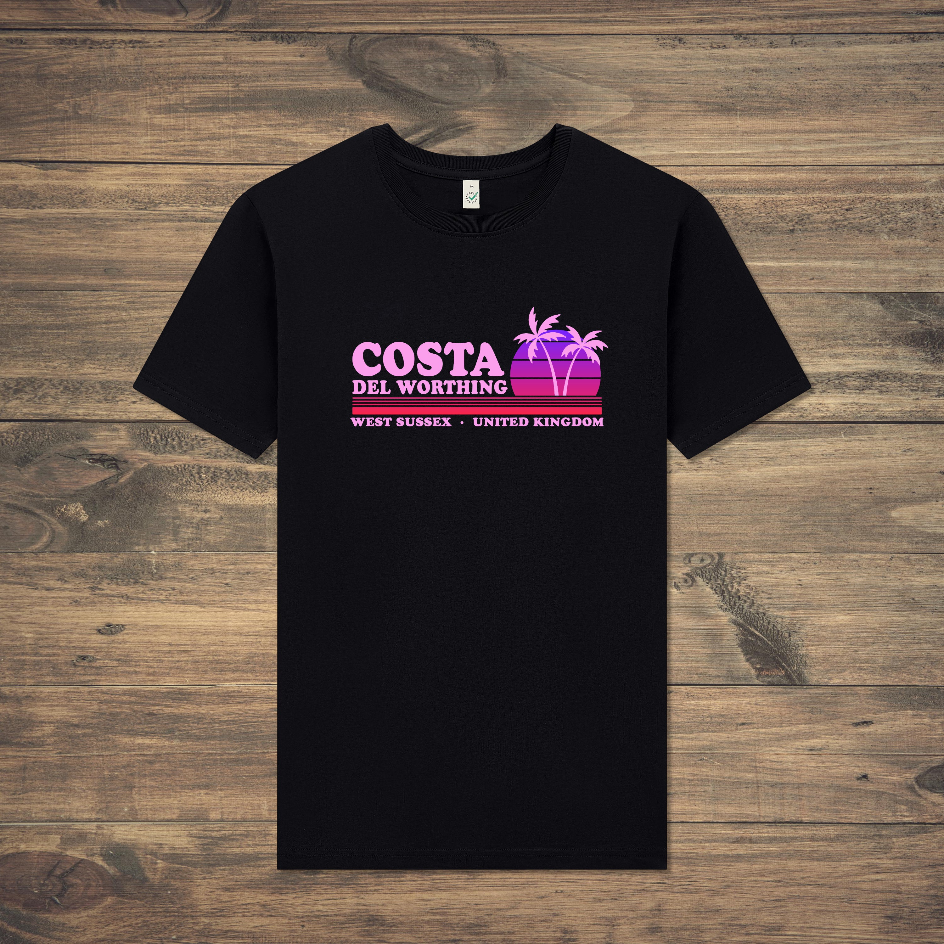 Costa Del Worthing Pink Tropical T-Shirt