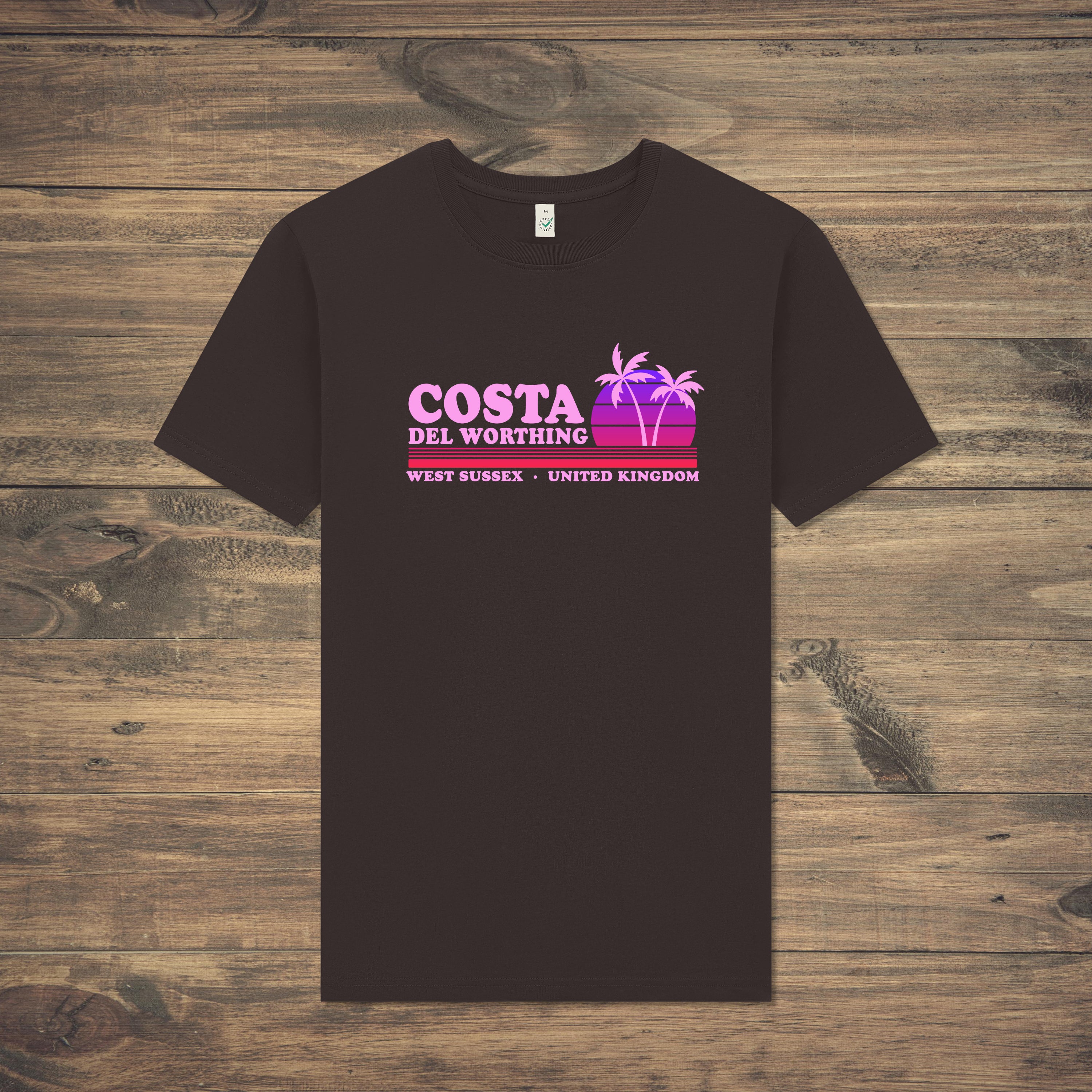 Costa Del Worthing Pink Tropical T-Shirt