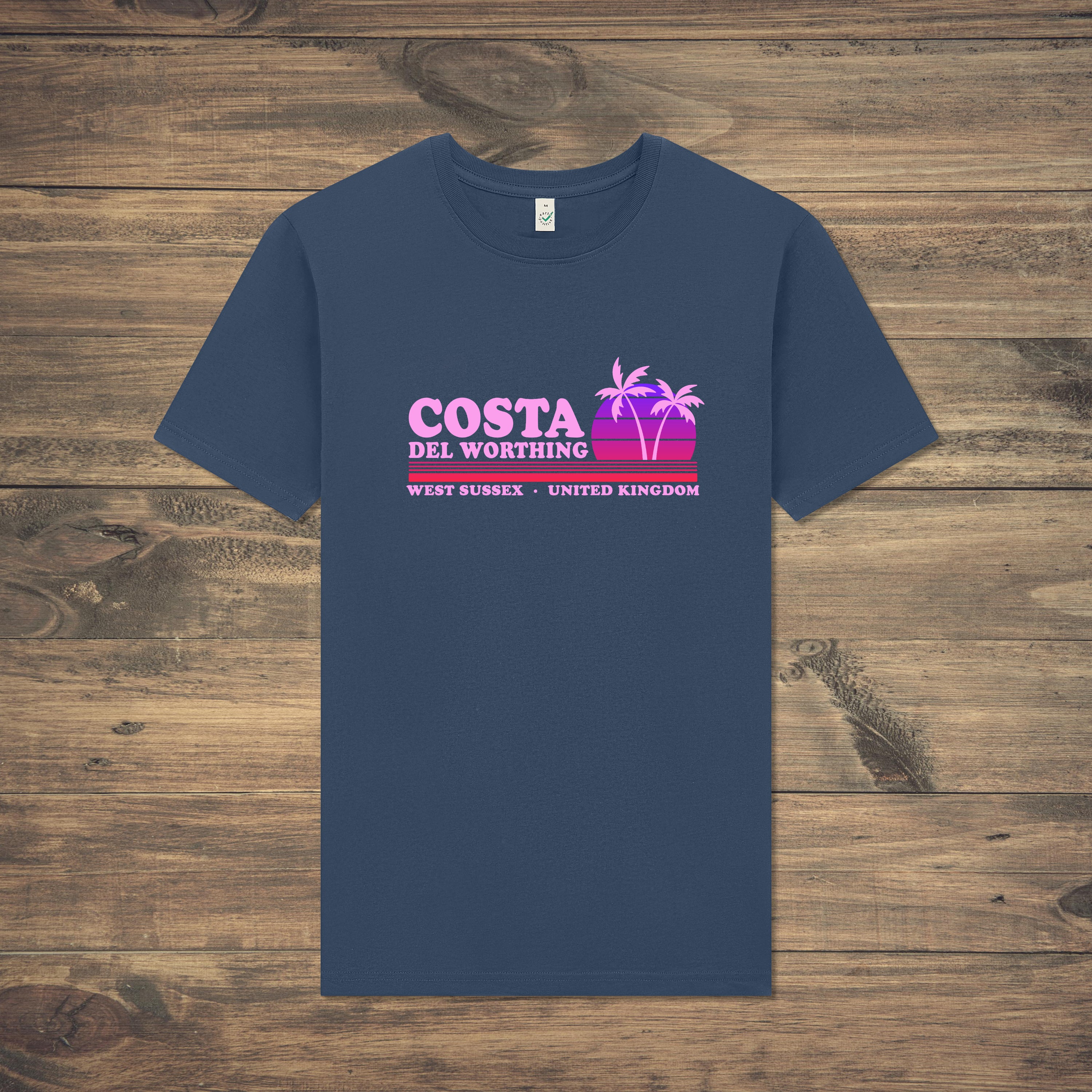Costa Del Worthing Pink Tropical T-Shirt