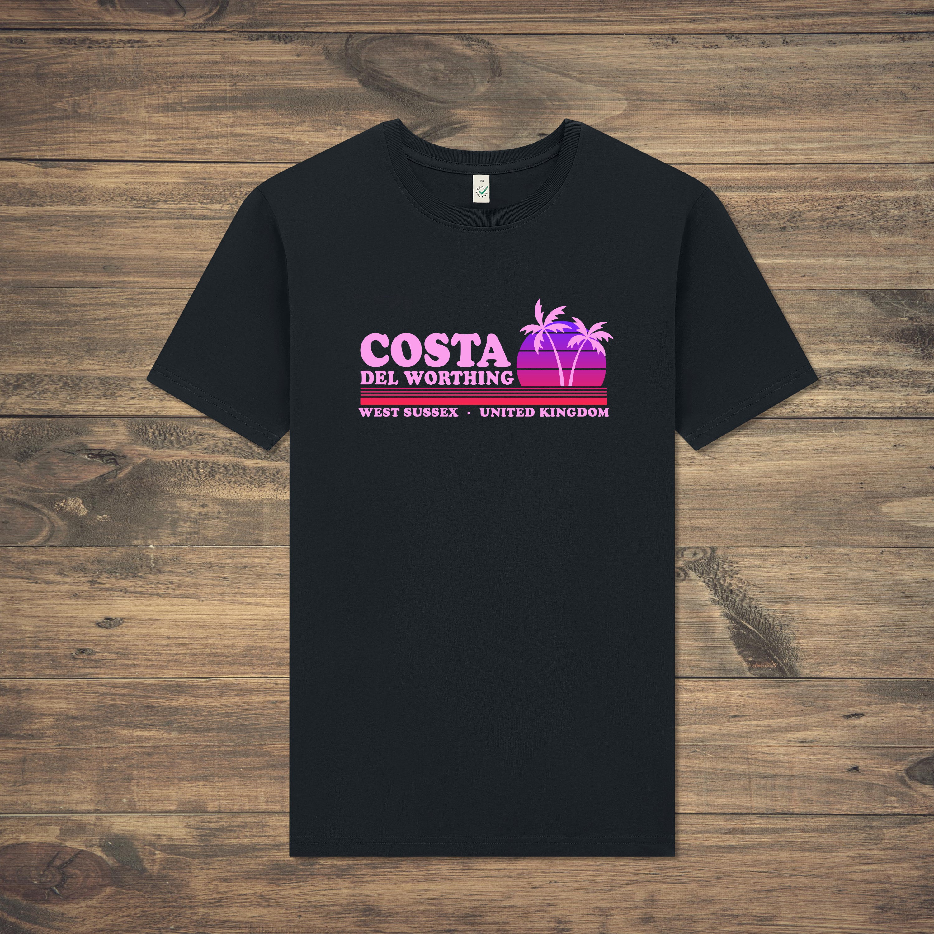 Costa Del Worthing Pink Tropical T-Shirt