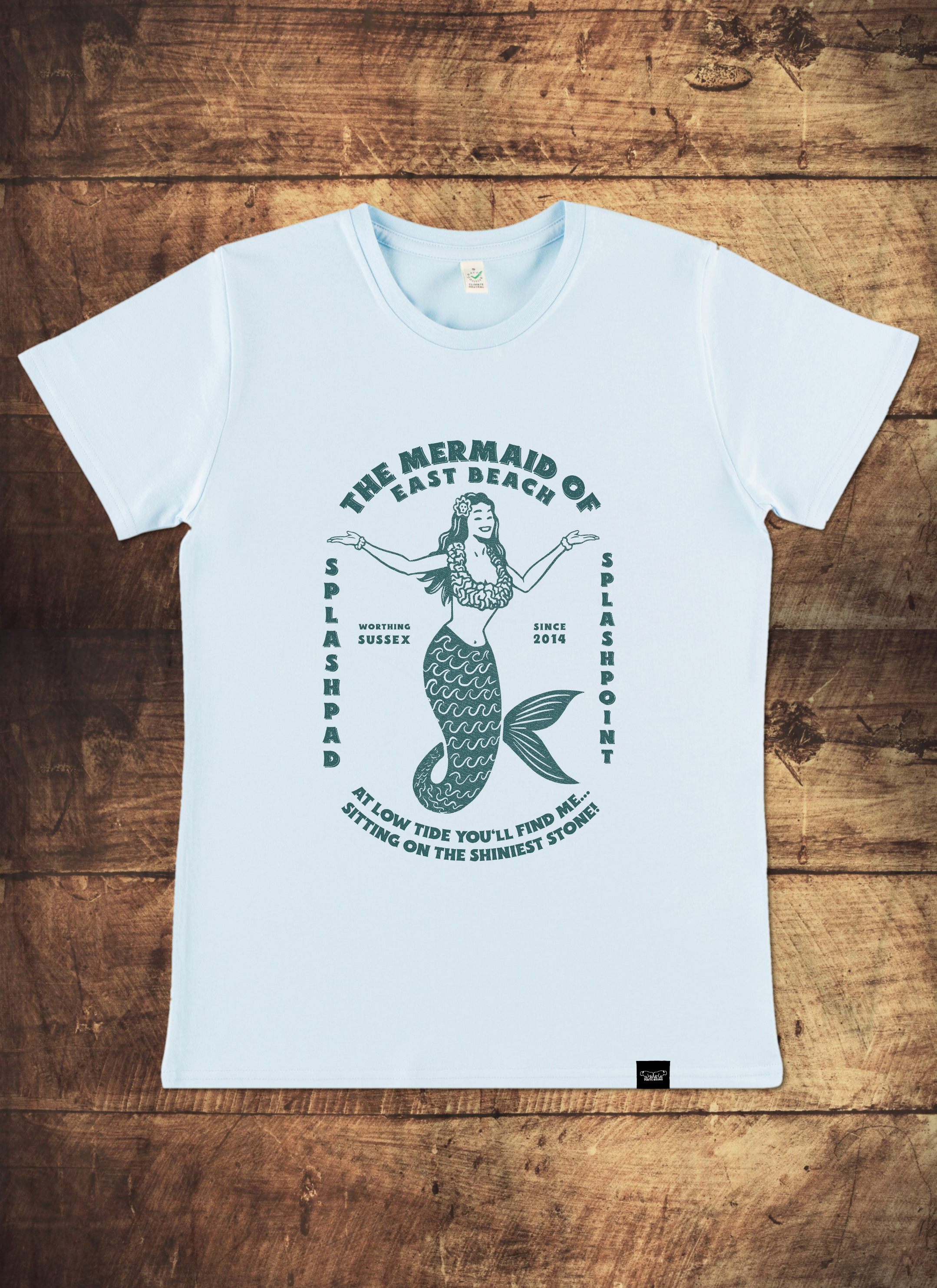 Women's Mermaid Tee - Ocean Print