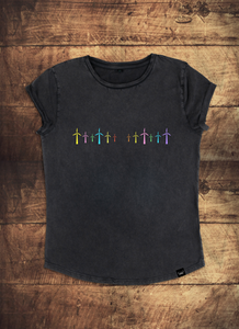 Women's Rainbow Windfarm T Shirt