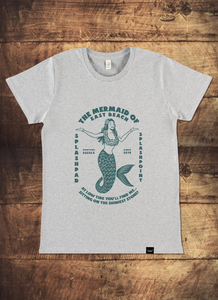 Women's Mermaid Tee - Ocean Print