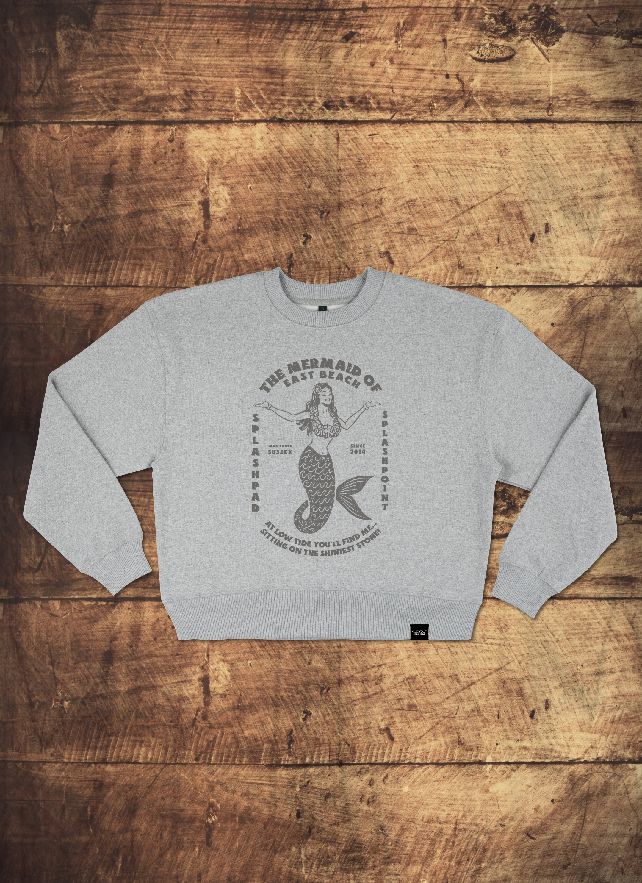 Mermaid Sweatshirt - Neutral Print