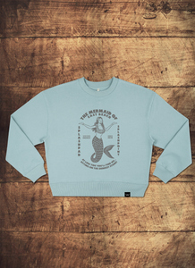 Mermaid Sweatshirt - Neutral Print