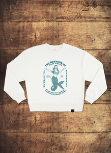 Mermaid Sweatshirt - Ocean Blue Print