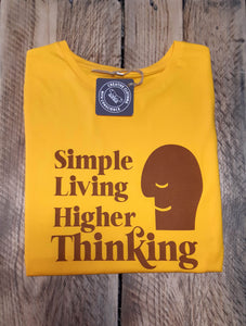 Women's Simple Living Higher Thinking T Shirt